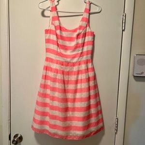Lilly Pulitzer Pink and White striped dress